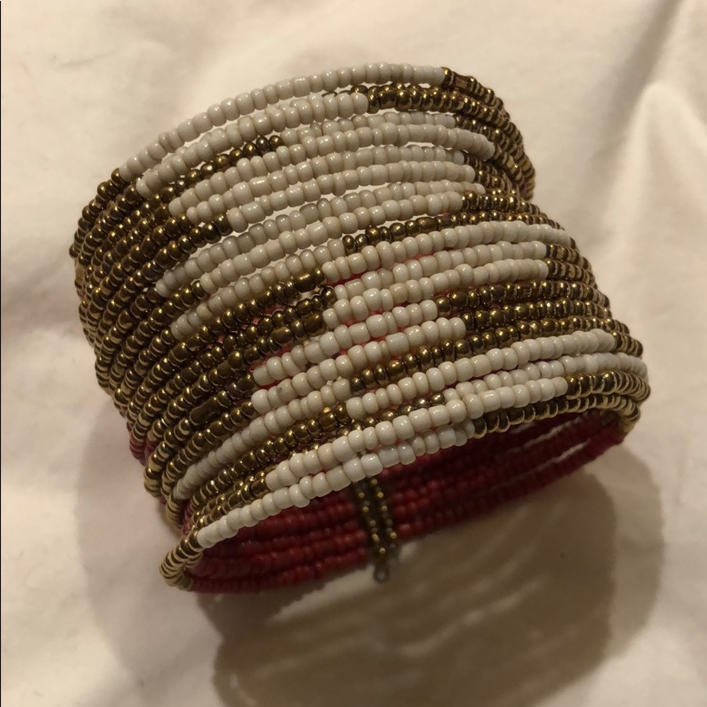 BEADED CUFF BRACELET